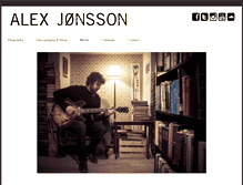 Tablet Screenshot of alexjonsson.com